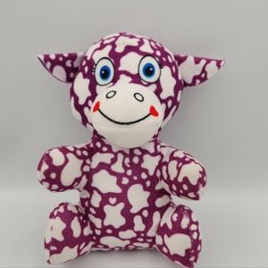 A&A Plush, Cow Purple And White, Blue Eyes